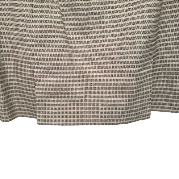 Talbots cream with grey stripes skirt suit- size 6 - Picture 6 of 14